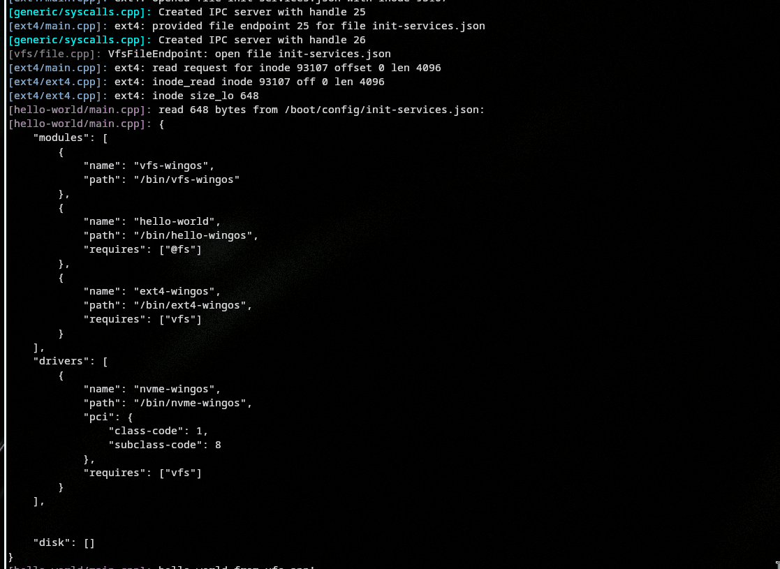 Hello-world app reading a file from disk